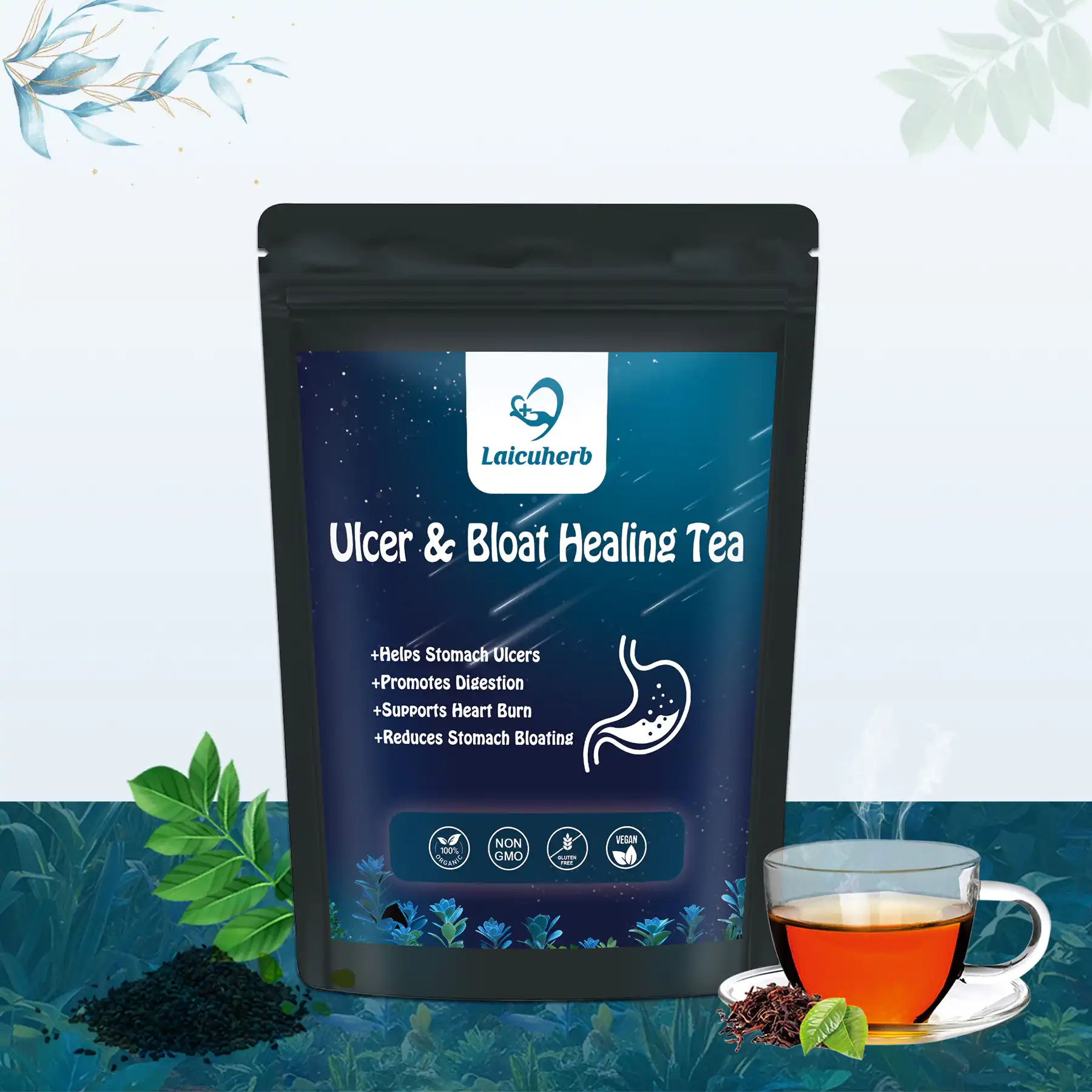 ulcer healing herbal tea